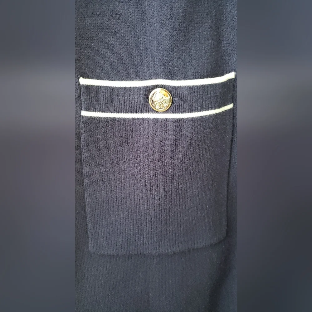 NWT Sailor navy knit dress medium - Picture 6 of 9